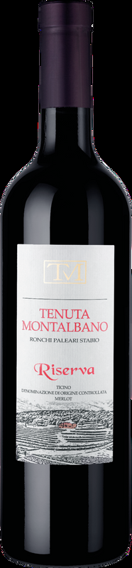 Montalbano Riserva - Ticino DOC Merlot Cantina Mendrisio - 2021 - Tessin, Schweiz