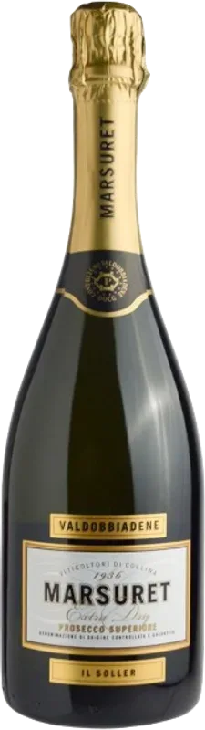 Prosecco Valdobbiadene Spumante DOCG Il Soller extra dry Marsuret - Veneto, Italien
