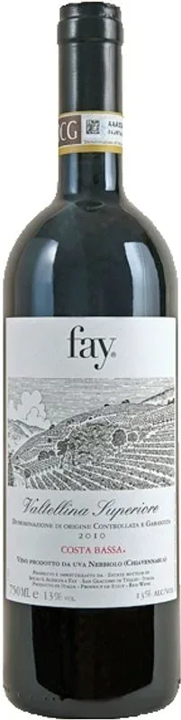Costa Bassa DOCG Valtellina Superiore Fay - 2020 - Lombardei, Italien