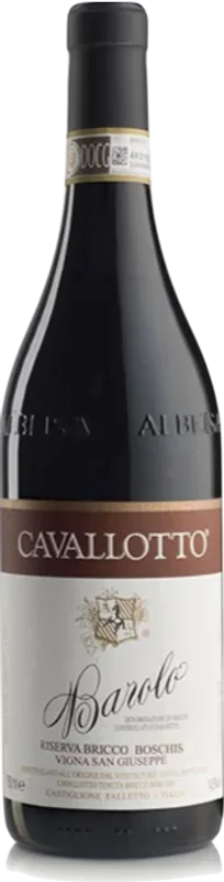 Barolo riserva cru Bricco Boschis vigna San Giuseppe DOC Tenuta Vitivinicola Cavallotto - 2017 - Piemont, Italien