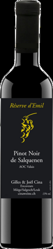 Réserve d'Emil Pinot Noir de Salquenen Valais AOC Gilles & Joël Cina - 2022 - Wallis, Schweiz