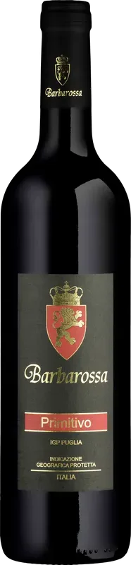 Primitivo Puglia IGP Barbarossa Compagnia Mediterranea - 2024 - Apulien, Italien