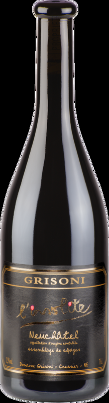 L'Insolite Assemblage Rouge Neuchâtel AOC Domaine Grisoni - 2023 - Neuenburg, Schweiz