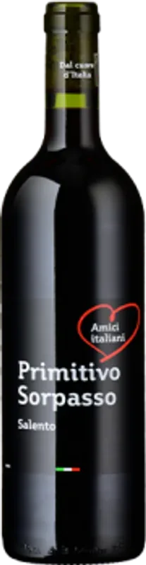 Amici Italiani Primitivo Sorpasso Puglia IGT Cantine di Ora - 2020 - Apulien, Italien
