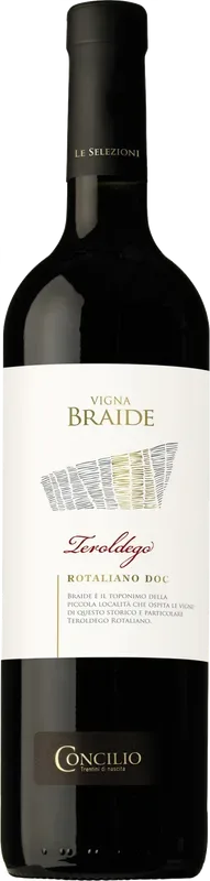 Selezione Vigna Braide Teroldego Rotaliano DOC Concilio - 2020 - Trentino, Italien