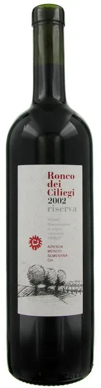 Ronco dei Ciliegi Merlot del Ticino DO Mondo - 2021 - Tessin, Schweiz