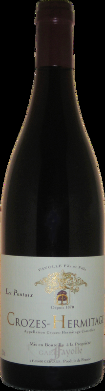Les Pontaix Rouge Crozes-Hermitage AOC Domaine Fayolle - 2005 - Côtes du Rhône, Frankreich