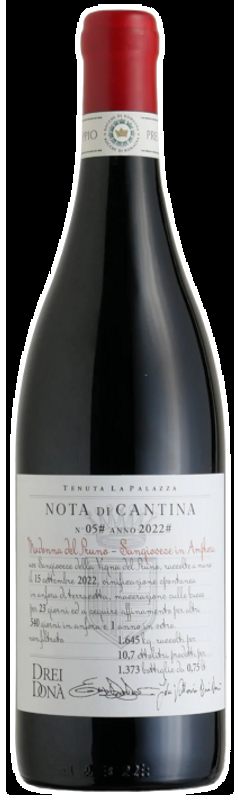 Nota di Cantina 05 Madonna del Pruno Sangiovese Predappio DOC Drei Dona' - Tenuta La Palazza - 2022 - Emilia-Romagna, Italien