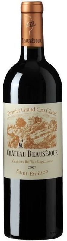 Chateau Beausejour Duffau-Lagarrosse 1er Grand Cru Classe B St-Emilion AOC Château Beauséjour Duffau-Lagarosse - 2012 - Bordeaux, Frankreich