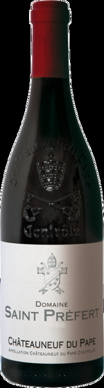 Vin Unique d'assemblage Chât.-du-Pape AOC Domaine St. Préfert - 2020 - Côtes du Rhône, Frankreich