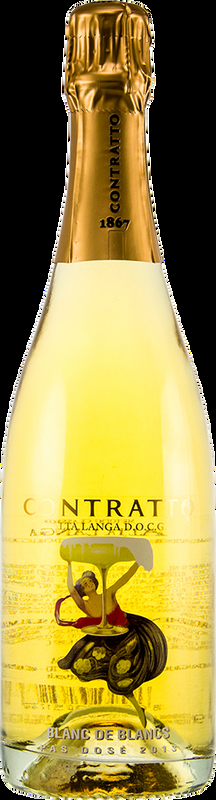 Blanc de Blancs Pas Dose Chardonnay Contratto - 2022 - Piemont, Italien