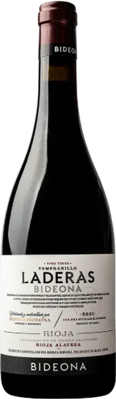 Bideona Tempranillo de Laderas Tinto Rioja DOCa Bideona - 2022 - Oberer Ebro, Spanien