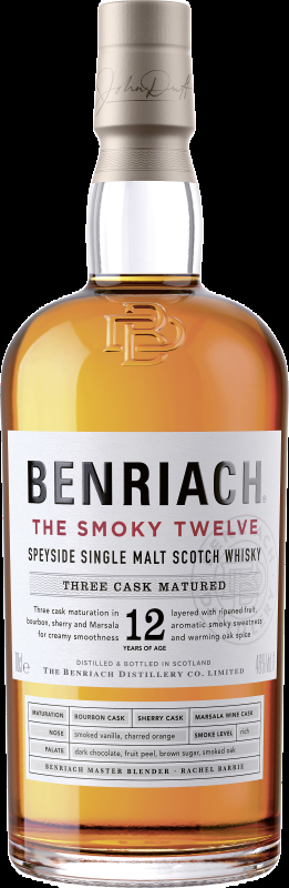 The Smoky Twelve 12y Single Malt Scotch Whisky Benriach - Schottland, Grossbritannien