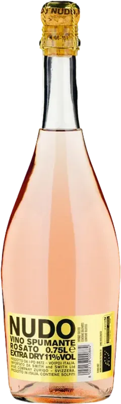 Vino Spumante NUDO Rosato Extra Dry IGT BIO Colli del Soligo - Veneto, Italien