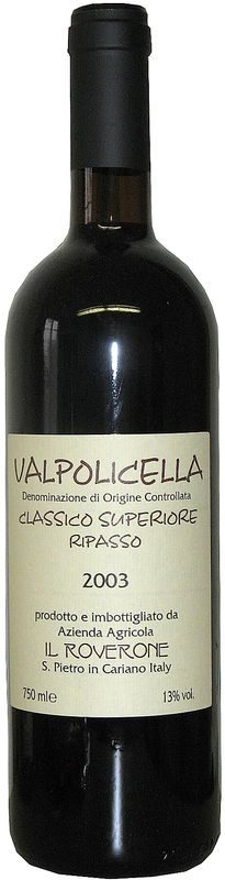 Valpolicella Classico Superiore DOC Ripasso Il Roverone - 2020 - Veneto, Italien