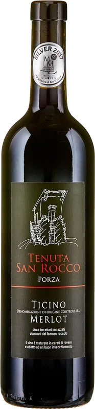 Porza Tenuta San Rocco Merlot Ticino DOC Tamborini - 2020 - Tessin, Schweiz