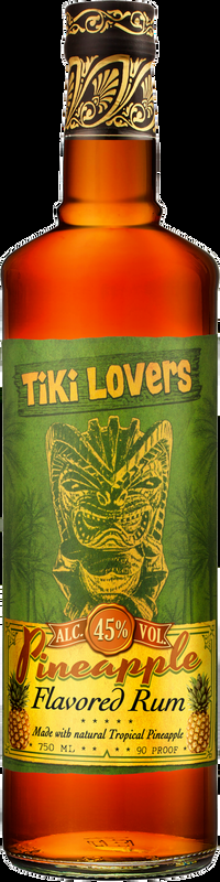 Tiki Lovers Pineapple Spiced Rum The Bitter Truth - Karibik
