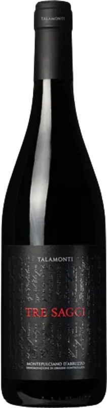 Tre Saggi Montepulciano d'Abruzzo DOC Riserva Talamonti - 2022 - Abruzzen, Italien