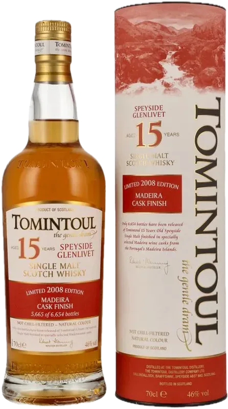 Tomintoul 15yo 2008 Madeira Cask Finish Whisky Tomintoul - Schottland, Grossbritannien