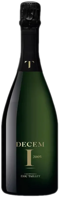 Decem Extra Brut Champagne AOC/b Éric Taillet - 2005 - Champagne, Frankreich