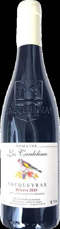 Vacqueras Aoc Reserve AOC Domaine les Cardelines - 2016 - Côtes du Rhône, Frankreich