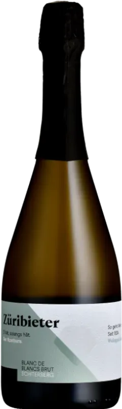 Züribieter Blanc de Blancs Brut Schiterberg AOC Weingut Landolt-Zürcher Weinland - 2023 - Zürich, Schweiz