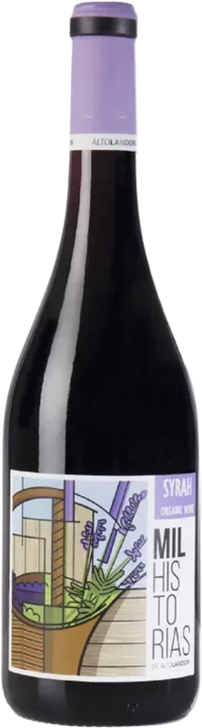 Mil Historias Syrah Natural Wine DO Viñedos y Bodega Altolandon - 2022 - Meseta, Spanien