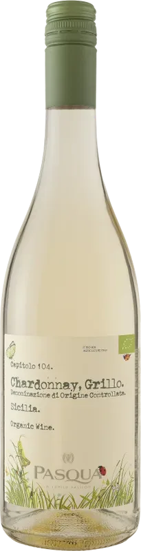 Capitolo 104 Chardonnay-Grillo Organic Sicilia DOC Pasqua - 2024 - Sizilien, Italien