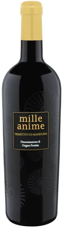 Mille Anime Primitivo di Manduria DOP Vinicola Mediterranea - 2021 - Apulien, Italien