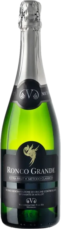 Ronco Grande Extra Brut DOC Valsangiacomo - 2021 - Tessin, Schweiz