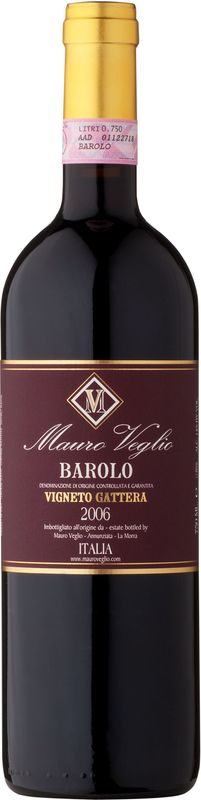 Barolo Gattera Mauro Veglio - 2017 - Piemont, Italien