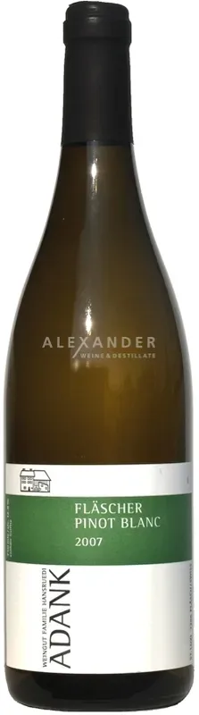 Flascher Pinot Blanc Hansruedi Adank - 2022 - Bündner Herrschaft, Schweiz