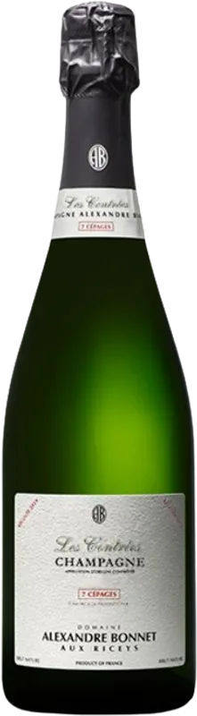 Champagne Brut Nature 7 Cépages Les Contrées AOC Alexandre Bonnet - 2019 - Champagne, Frankreich