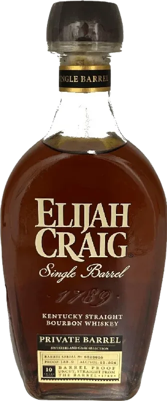 Elijah Craig Private Cask Swiss Edition Straight Bourbon Heaven Hill Distilleries - USA
