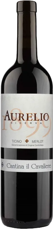 Riserva Aurelio Merlot Ticino DOC Cantina il Cavaliere - 2021 - Tessin, Schweiz