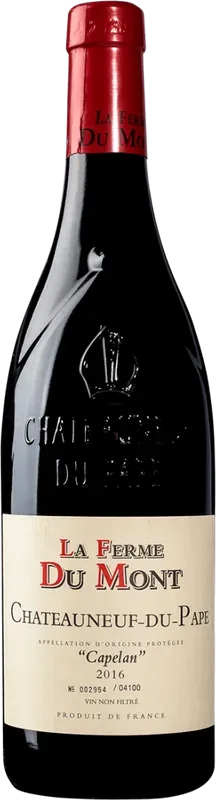 Capelan Châteauneuf du Pape Rouge AOP Domaine de la Ferme du Mont Benault - 2021 - Côtes du Rhône, Frankreich