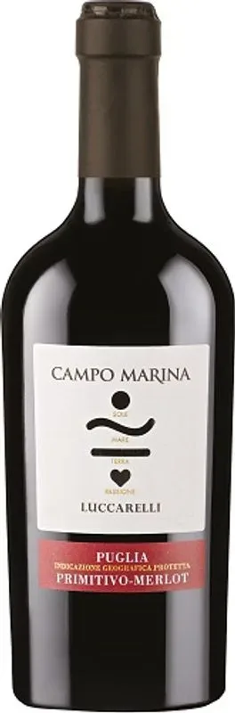 Primitivo Merlot IGP Campo Marina Luccarelli Cantine San Marzano - 2024 - Apulien, Italien