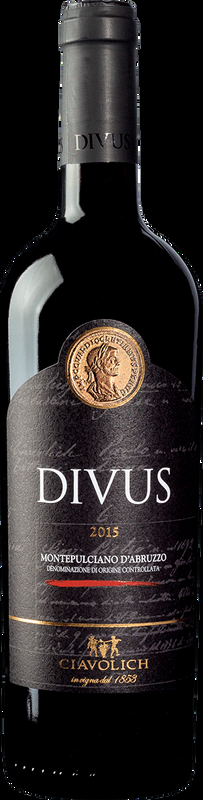 Divus Montepulciano d'Abruzzo DOC Ciavolich - 2019 - Abruzzen, Italien