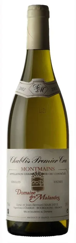 Chablis 1er cru Montmains AOC Domaine des Malandes - 2023 - Burgund, Frankreich