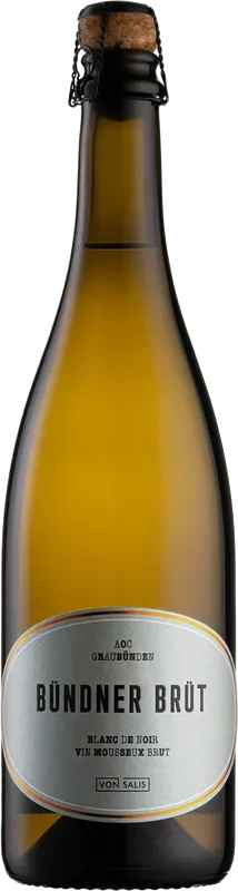 Bündner Brüt Vin Mousseux AOC Blanc de Noir Weinbau von Salis - 2025 - Bündner Herrschaft, Schweiz