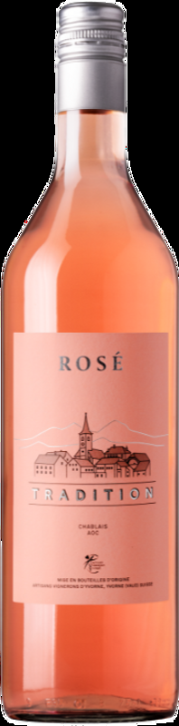 Chablais AOC Yvorne Rosé Tradition Artisans Vignerons d'Yvorne - 2023 - Waadt, Schweiz