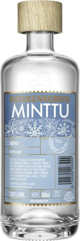 Koskenkorva Minntu Liqueur Koskenkorva - Finnland