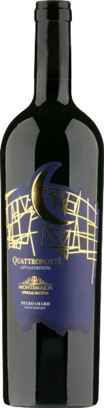 Quattronotti Appassimento Negroamaro Night Harvest Salento IGT Montemajor - 2024 - Apulien, Italien