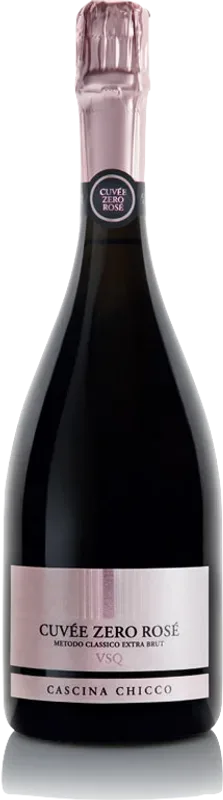 Rosé Cuvée Zero Metodo Classico Extra Brut Dosage Zero VSQ Cascina Chicco - 2021 - Piemont, Italien