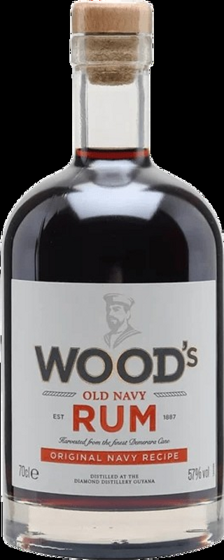 Wood's Old Navy Overproof Rum Diamond Distillery - Default Origin
