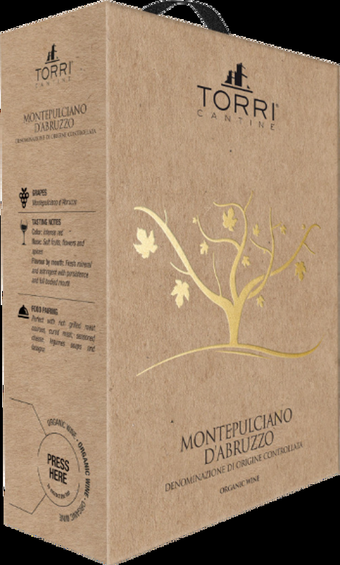 Montepulciano D'Abruzzo Bag'n Box Torri Cantine - Italien