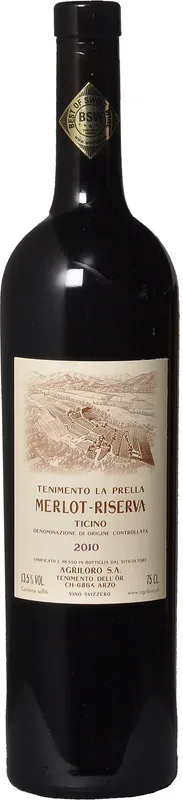 Ticino Merlot DOC Riserva Tenimento la Prella Tenimento dell'Ör / Agriloro / Meinrad Perler - 2021 - Tessin, Schweiz