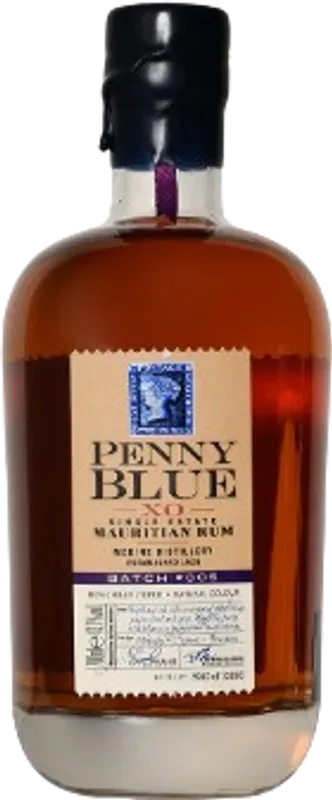 Rum Penny Blue XO Single Estate Mauritian Batch #007 Medine Distillery - Mauritius