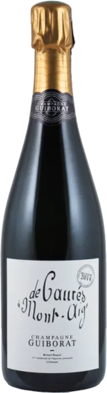 De Caurés à Mont Aigu Extra Brut Blanc de Blancs Grand Cru AC Domaine Guiborat - 2016 - Champagne, Frankreich