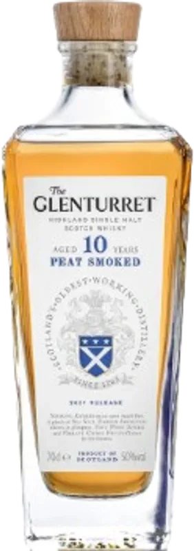 Whisky The Glenturret 10 Years Peat Smoked Highl. Single Malt Glenturret - Schottland, Grossbritannien